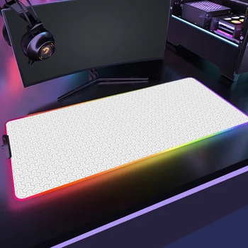 RGB Kilimėlis Žaidimų Paprastas Line Art Didelis Kompiuterinių Žaidimų susitarimo memorandumais Mygtukai Su LED Apšvietimu, neslidžia Žaidėjus Pelės Kilimėlis, Didelis Kompiuterio Kilimas