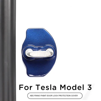 Automobilių Durų Užraktas Apsauginis Dangtelis Tesla Modelio 3 Durų Kamštis Dangtelis Apsauginis gaubtas, apsauga nuo dulkių Nerūdijantis Dangtelis Priedai