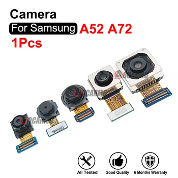 Originalus Samsung Galaxy A52 A72 Priekinė Kamera Artinimo Makro Galiniai Platų Galinio Vaizdo Kameros Modulis Atsarginės Dalys