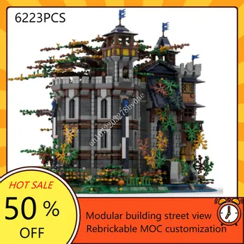 6223PCS Gyvybės Medis Pilis SS Kūrybos Viduramžių Architektūros Pilis Modelio Blokai Architektūros Asamblėjos Modelis Žaislai