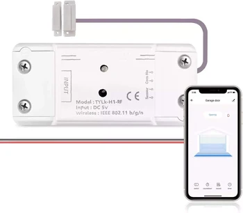 WiFi Akimirksnį Virsta savistabdės Belaidžio Smart Switch Relės Modulis skirtas Smart Home 5V，Būti Taikomas Garažo Durų Atidarytuvas