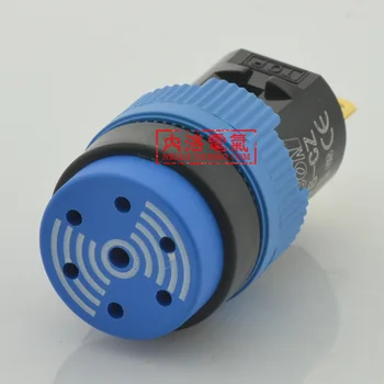 [SA]Korėja Kaikun KACON 16mm apvalus mėlynas buzzer K16-CZ K16-CZL D4 ištisinis garso DC24V--10vnt/daug