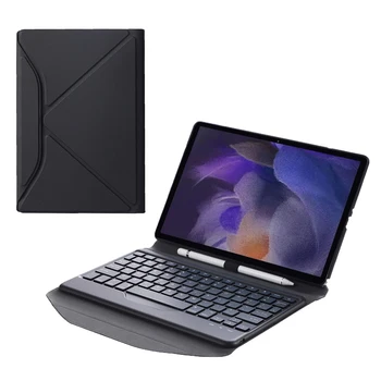 Belaidis Magnetinis Klaviatūros Tablet Atveju Fundas Samsung Galaxy Tab 8 A8 10.5 2021 X205 X200 Padengti PU Odos Stovėti Shell