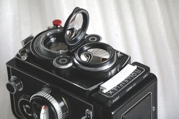 Atsparus vandeniui, Apsaugos Kameros Objektyvo Dangtelis Rolleiflex 75mm F 3.5 Rollei 120 Dvigubo Objektyvo Aksesuaras Metalo Objektyvo Dangtelį Objektyvo