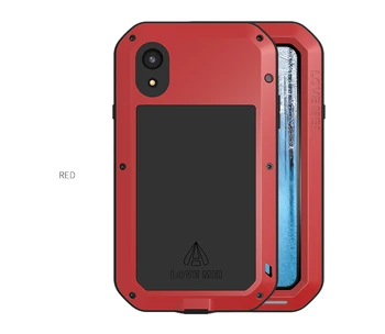 Meilė Mei Aliuminio Metalo Case For Iphone Xr Padengti Galingas Šarvai Atsparus Smūgiams Gyvenimo Vandeniui Atveju Iphone Xr 2018 Lauko Viršelio