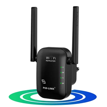 Originalus PIXLINK WiFi Kelvedžio Stiprintuvą Pro 300Mbps Tinklo Expander Kartotuvas Galia Extender Roteador 2 Antenos Home Office