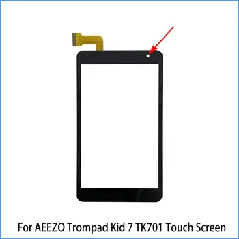 Naujas 7 colių AEEZO Trompad Vaikas 7 TK701 Juoda Capacitive Touch Ekrano Skydelio Remontas, Pakeitimas Atsarginių TK701