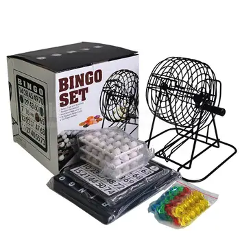 Bingo Mašina Nešiojamų Patvarus Daugkartinio Naudojimo Draugas Buveinės Šalies Pramogų Stalo Žaidimo Dėlionės Šalis Pasisekė Padaryti Bingo Žaidimas Ball Set