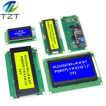 LCD Modulis Mėlyna Žalia Ekrano Arduino 0802 1602 2004 12864 LCD Pobūdžio UNO R3 Mega2560 Ekranas PCF8574T IIC I2C Sąsaja