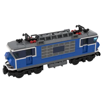 Įgaliotas SS-79026 7200 Elektros Lokomotyvą Traukinys Iš Prancūzijos Modelį 465parts Blokai Nustatyti, Žaislai