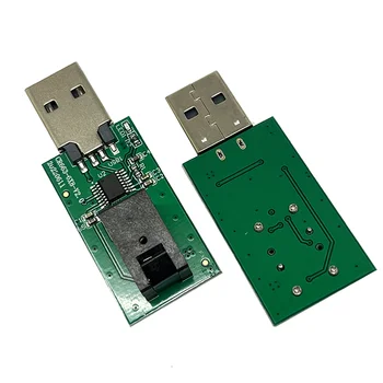WSON8 įrašyti į lizdą DFN8-1.27 prie USB sąsajos bandymo lizdas 6*8mm MLP8 DFN8(6*8)-1.27 moliusko geldele zondas programavimo senėjimo lizdas
