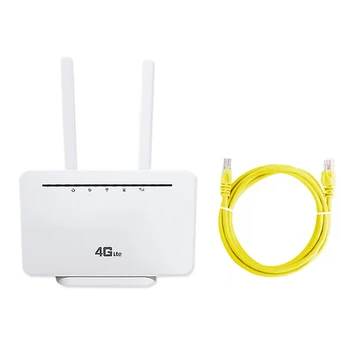 WiFi Router CP102 4G Bevielio ryšio Maršrutizatorius, 1 WAN+3 LAN Tinklo Sąsaja su Lizdas, Palaiko Iki 32 dalyvių(ES Kištukas)