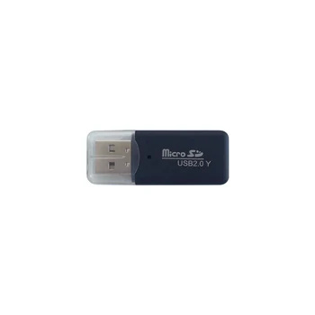 USB 2.0 Micro SD TF Kortelių Skaitytuvas Mini Kompaktiškas Mobiliojo ryšio Telefono Atminties Kortelę, Nešiojamieji Kortelių Skaitytuvas