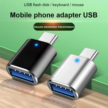 USB C Tipo Male į USB 3.0 Moterų OTG Kabelis, USB Adapteris, Suderinamas MacBook Pro/Air 