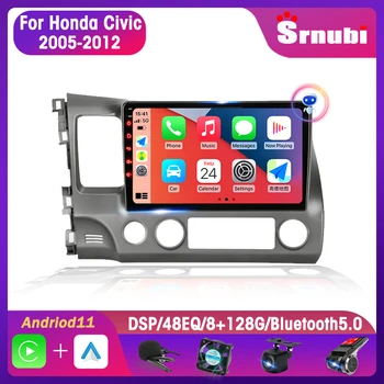 Srnubi 2Din Android 11.0 Honda Civic 8 2005 - 2012 Automobilio Stereo Radijo Multimedia Vaizdo Grotuvas, Navigacija, DVD Carplay Galvos Vienetas