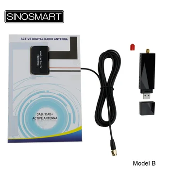 SINOSMART Universalus Aukšto Jautrumo, Automobilio USB DAB Radijo Imtuvas su įmontuotu APK už Andriod Automobilių DVD Navigacijos Player