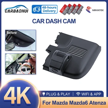 4K UHD Plug and Play 2160P Automobilių DVR Wifi Vaizdo įrašymo Brūkšnys Cam Kamera HD 